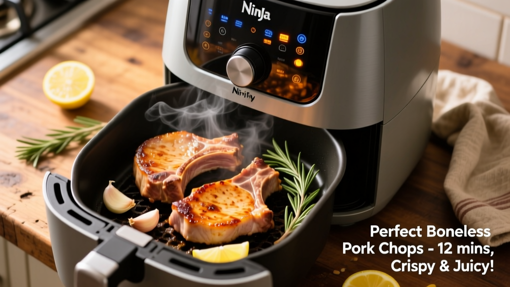 Perfect Boneless Pork Chops in Ninja Air Fryer