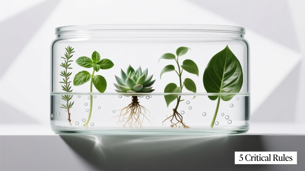 Plant Propagation in Same Water: 5 Rules & 3 to Separate