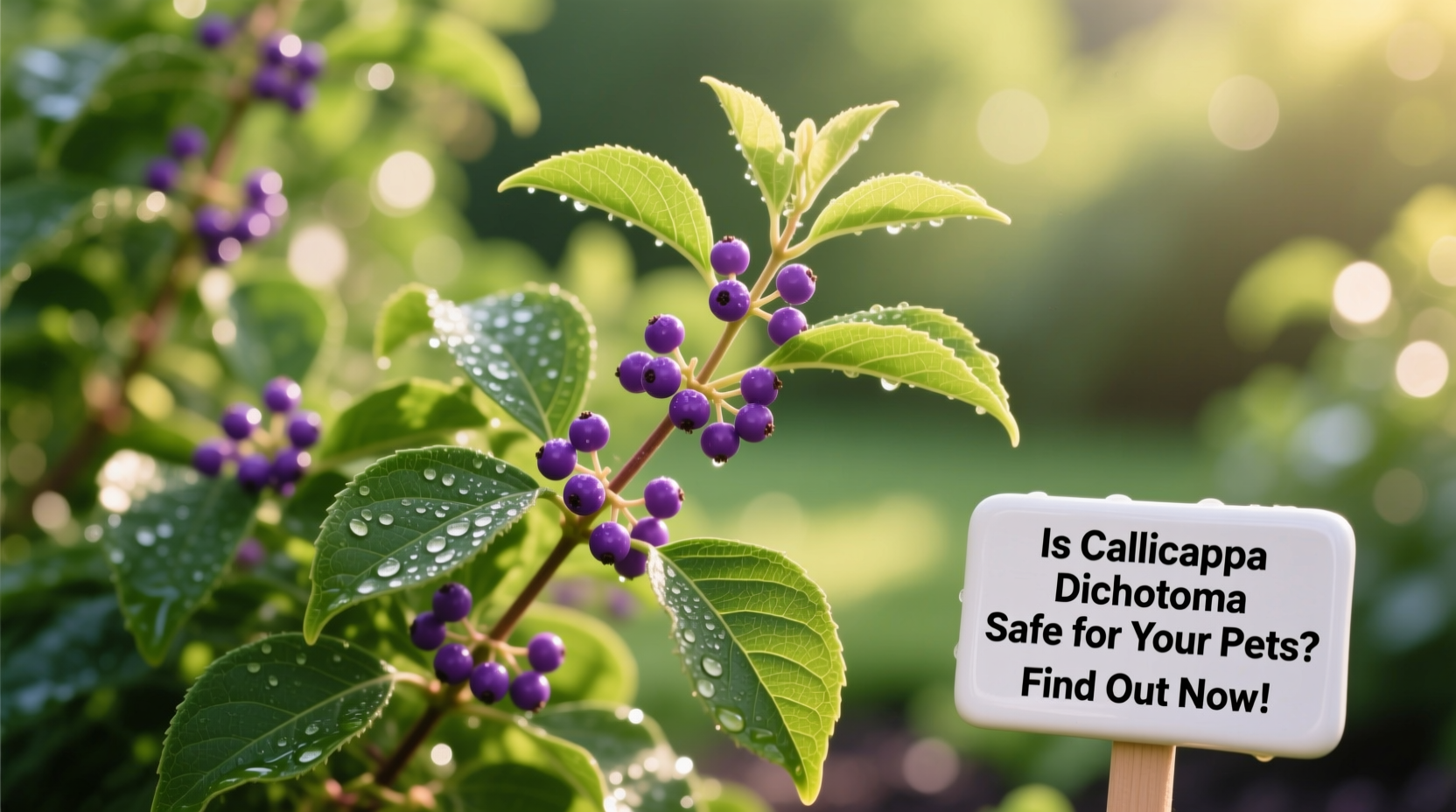 Is Callicarpa Dichotoma Safe for Your Pets? Find Out Now!