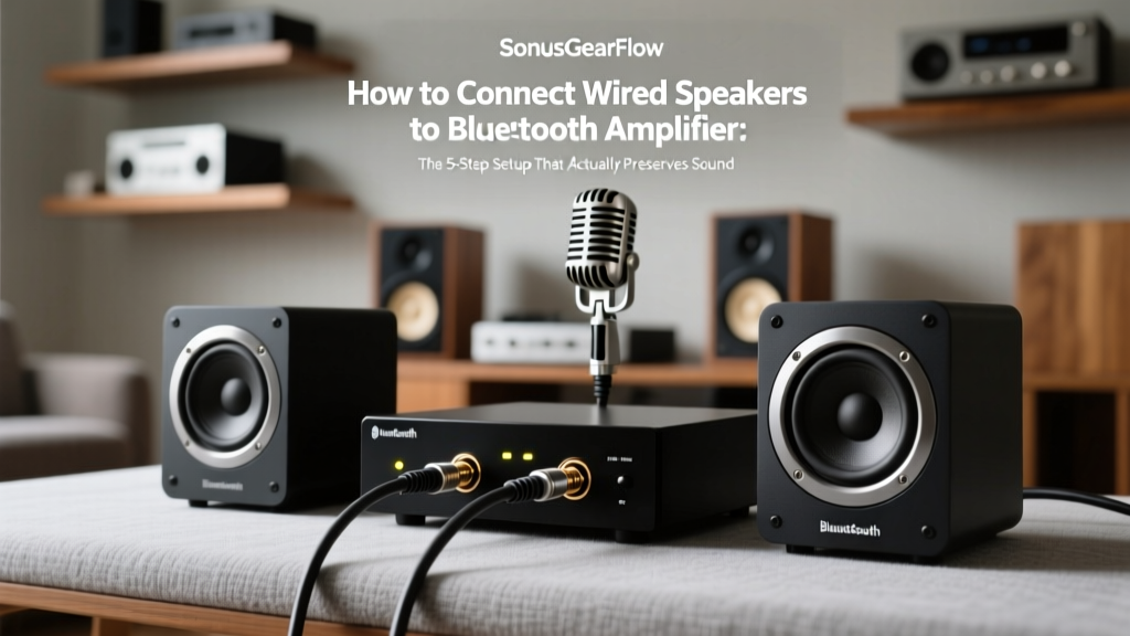 Connect Wired Speakers to Bluetooth Amplifier (2026)