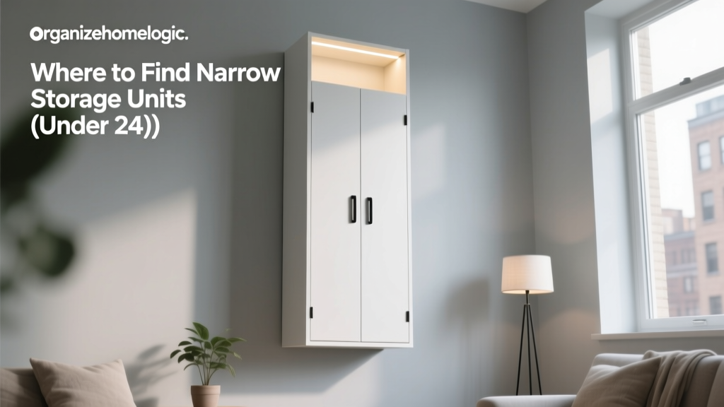 Where to Find Narrow Storage Units (Under 24")