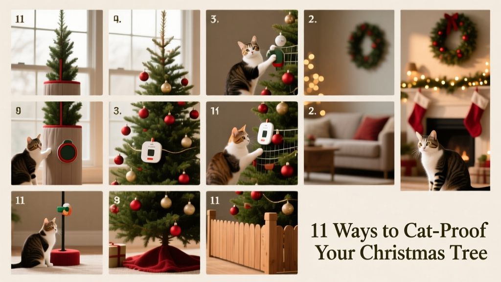 11 Ways To Cat-Proof Your Christmas Tree