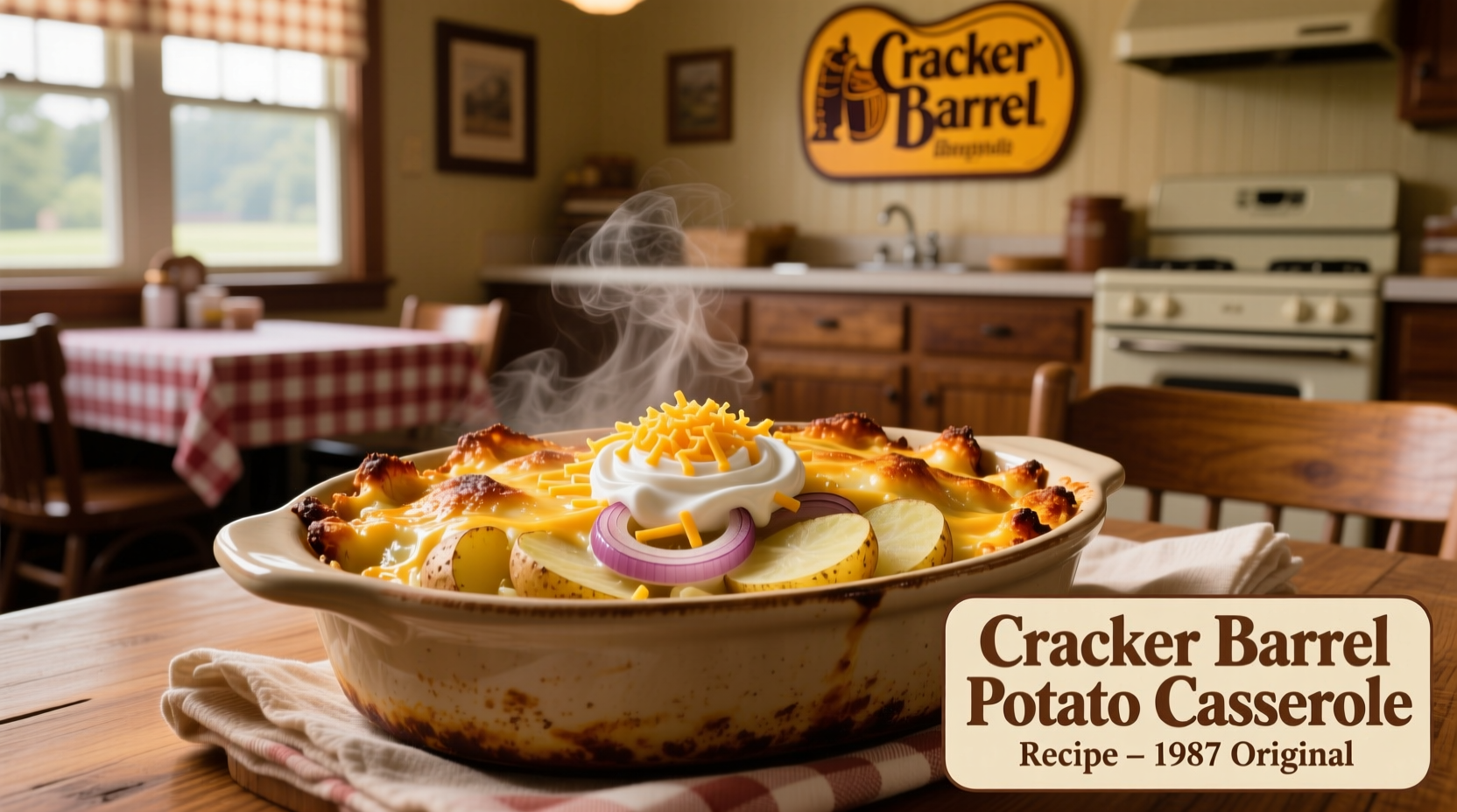 Authentic Cracker Barrel Potato Casserole Recipe at Home