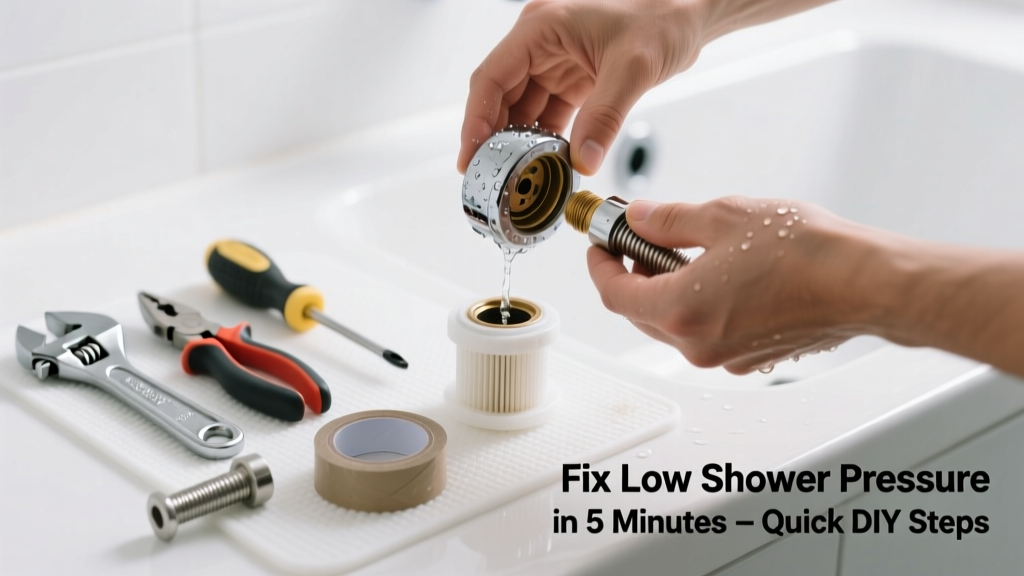 Fix Shower Low Pressure in Bathroom: Quick DIY Steps
