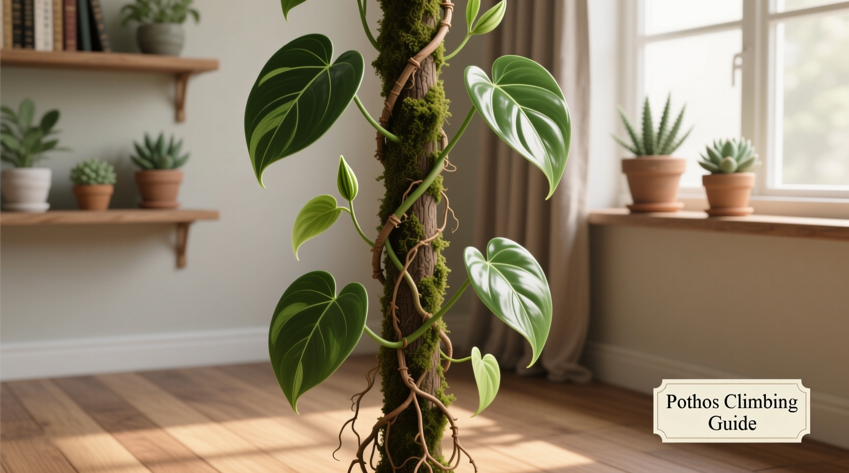 Make Pothos Climb: 5 Indoor Training Tips | TheHomeSprouts