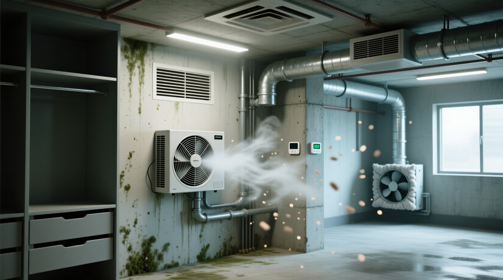 closet fan for basement dampness truths trade offs