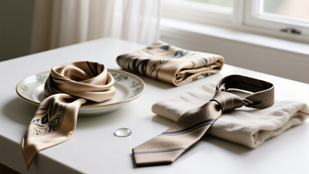 How to Wash Silk Scarves & Ties at Home Safely