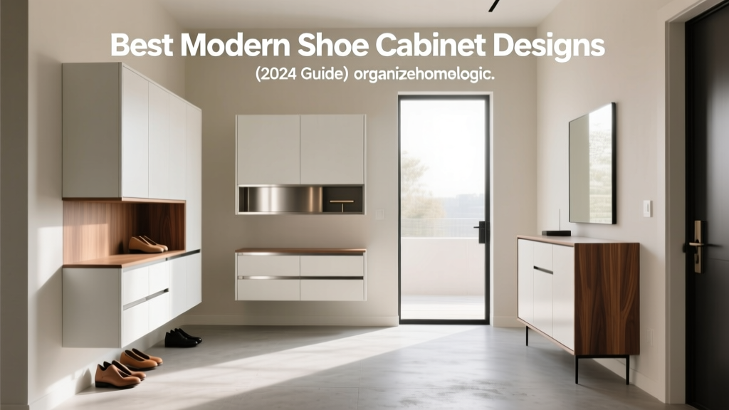 Best Modern Shoe Cabinet Designs (2024 Guide)