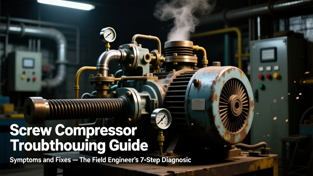 Screw Compressor Troubleshooting: 7-Step Downtime Fix