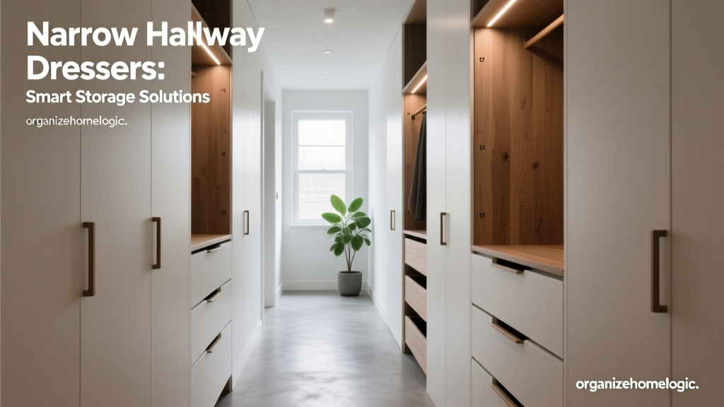 Narrow Hallway Dressers: Smart Storage Solutions