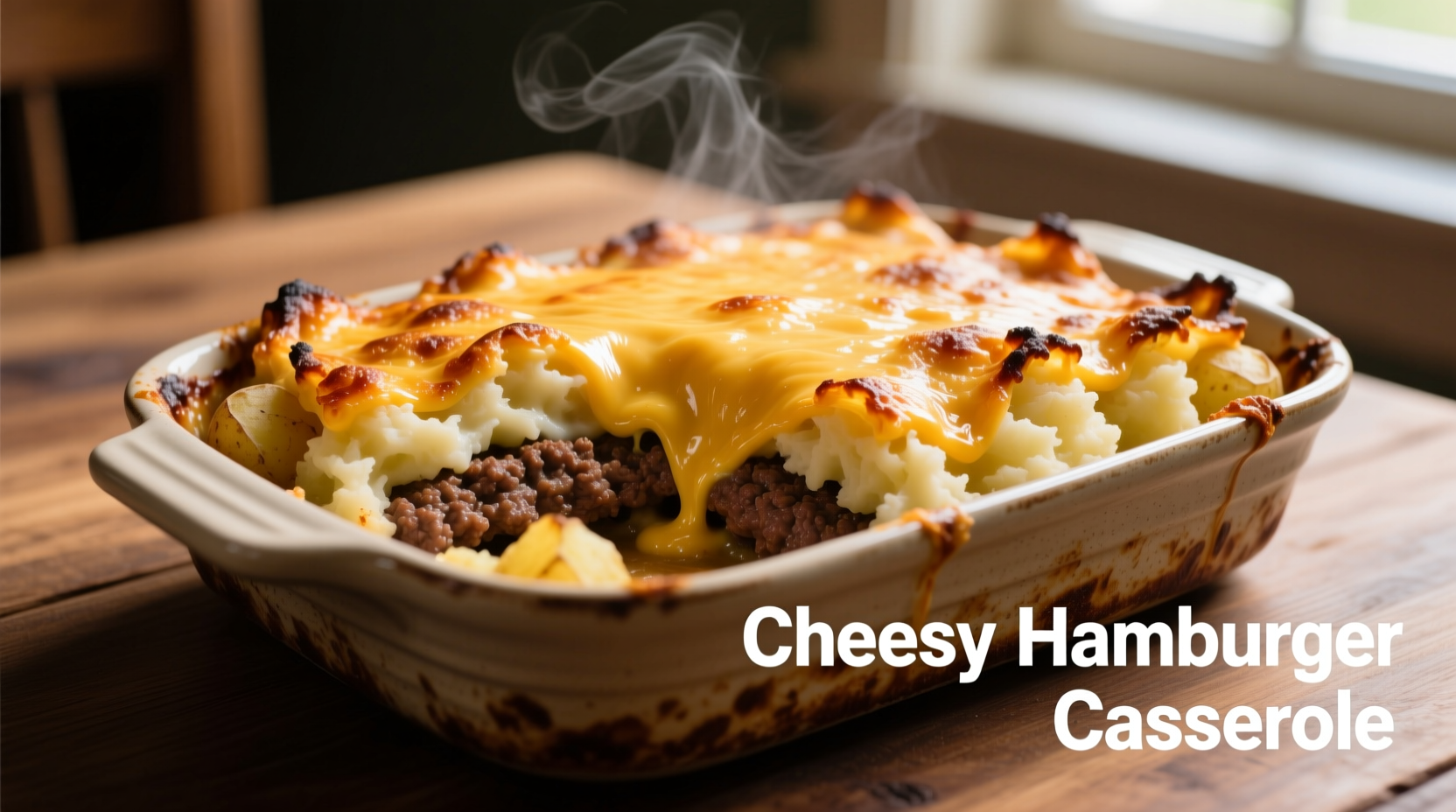 Perfect Hamburger Potato Cheese Casserole Recipe in 60 Minutes