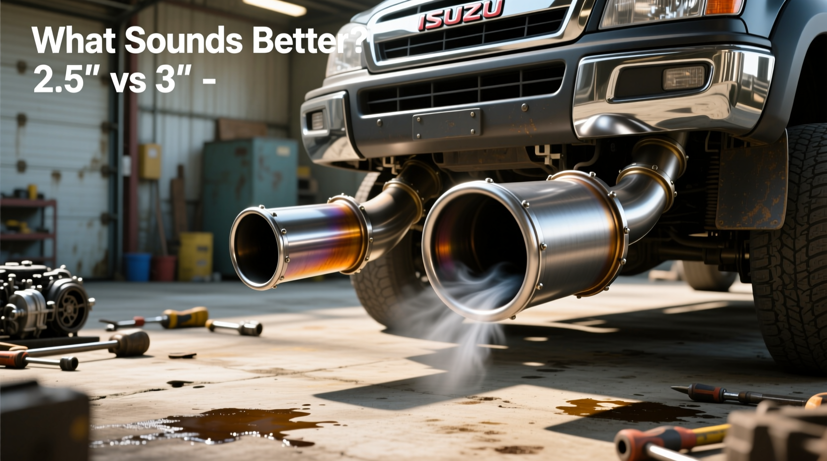How to Choose Isuzu Exhaust Pipe: 2.5 or 3 Inch?