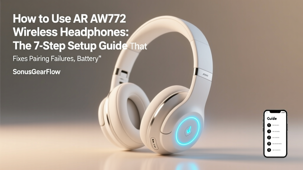 AR AW772 Wireless Headphones Setup Guide (2026)