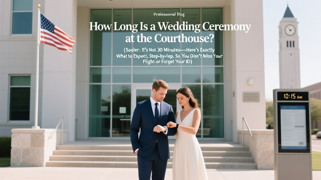 How Long Is a Wedding Ceremony at the Courthouse?