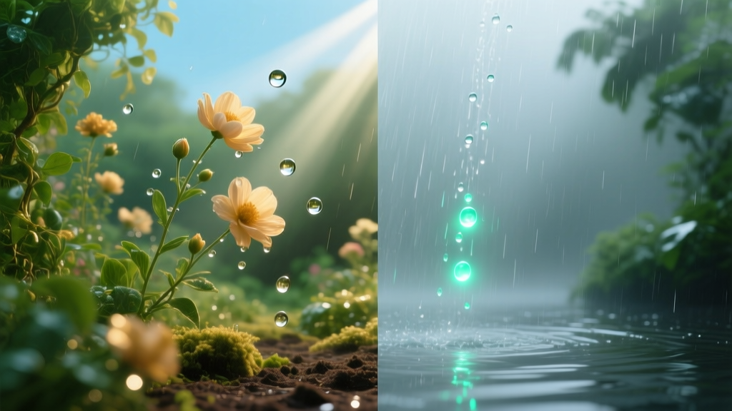Garden vs Rain: Dream Symbol Comparison