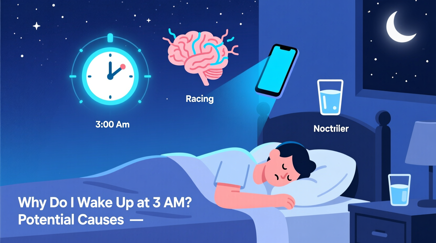why do i wake up at 3am every night potential causes