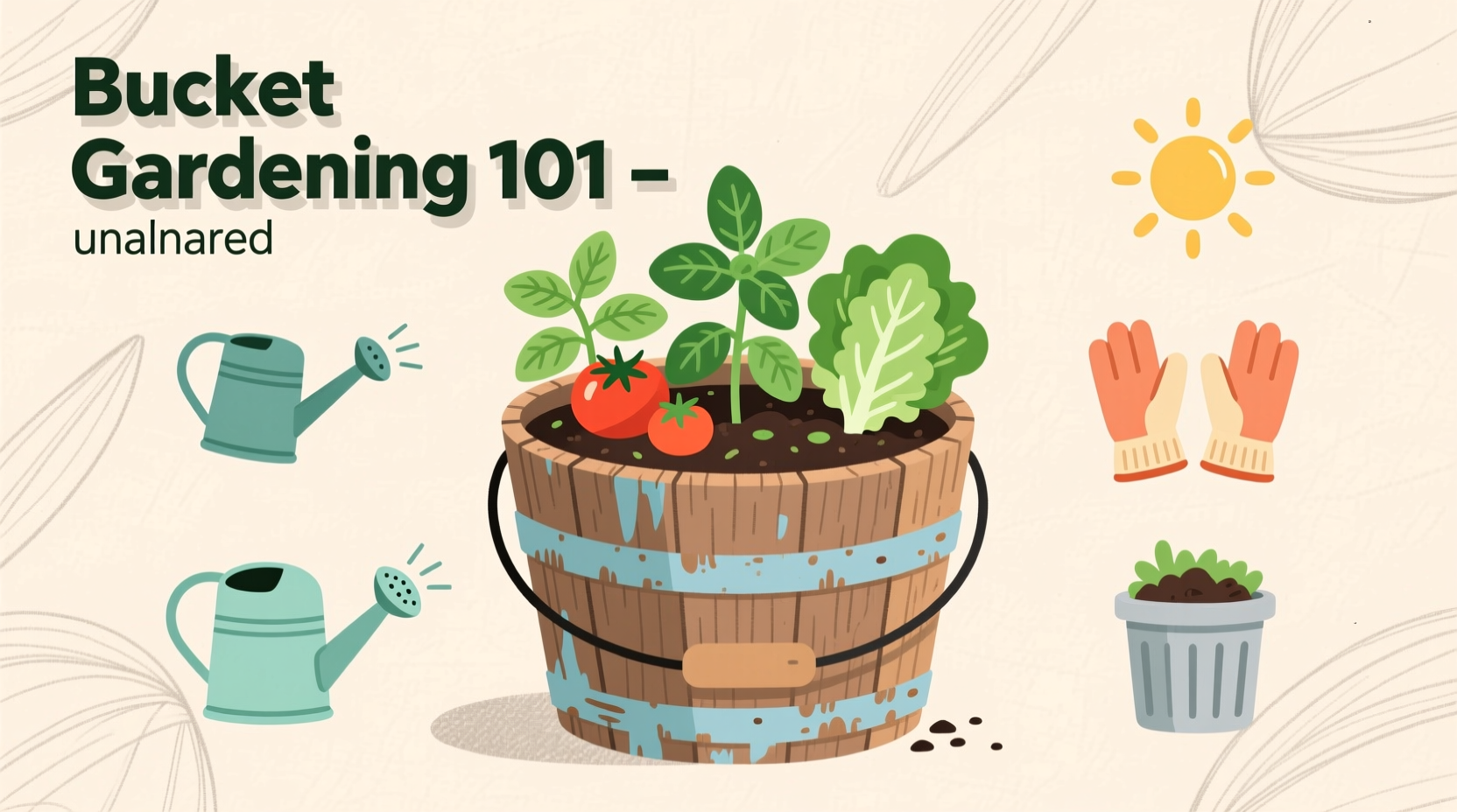 bucket gardening 101