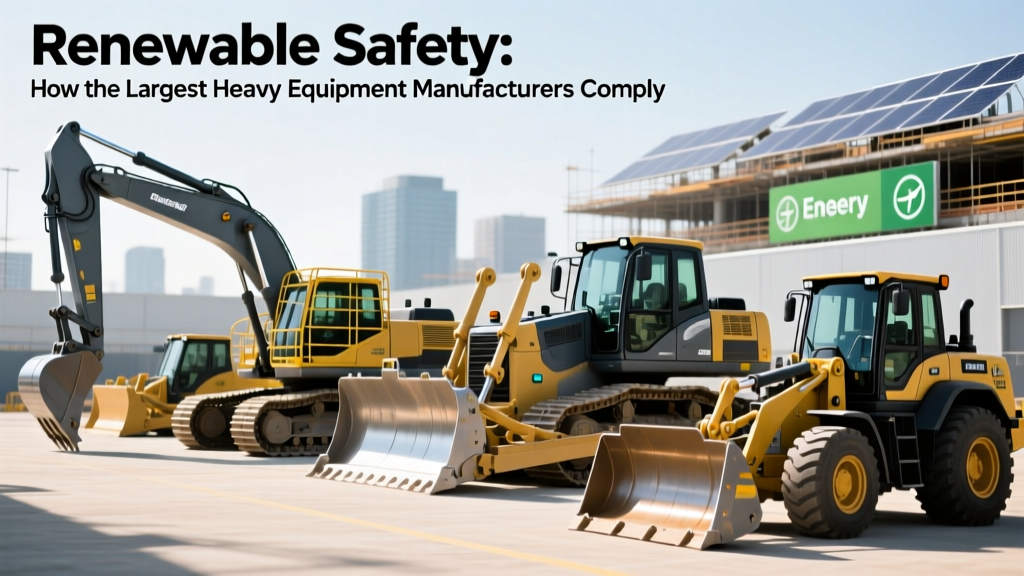 Renewable Safety: How the Largest Heavy Equipment Manufacturers Comply