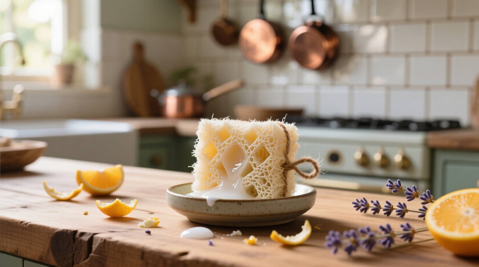 this diy soap sponge makes sure you never waste soap sc
