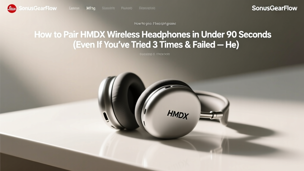 HMDX Wireless Headphones Pairing Guide (2026)