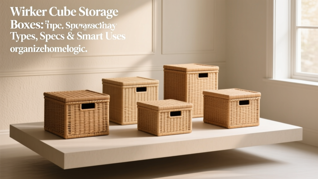 Wicker Cube Storage Boxes: Types, Specs & Smart Uses