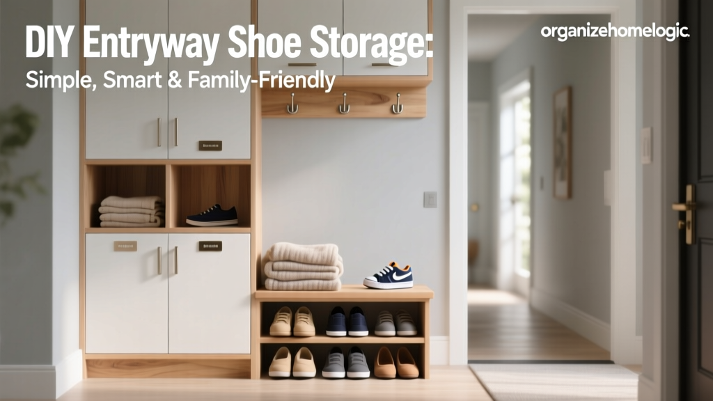 DIY Entryway Shoe Storage: Simple, Smart & Family-Friendly