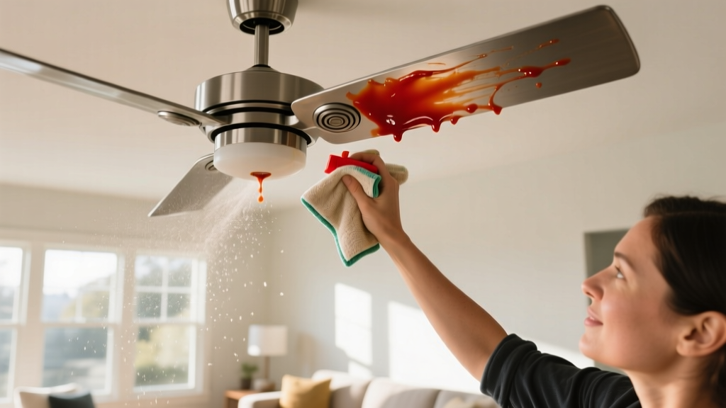 Tested: How to Get Hot Sauce Out of Ceiling Fan Fast