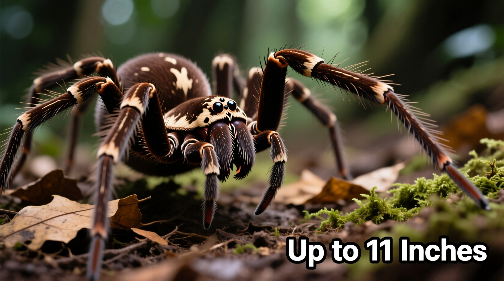 How Big Is a Goliath Bird-Eating Spider? Up to 11 Inches