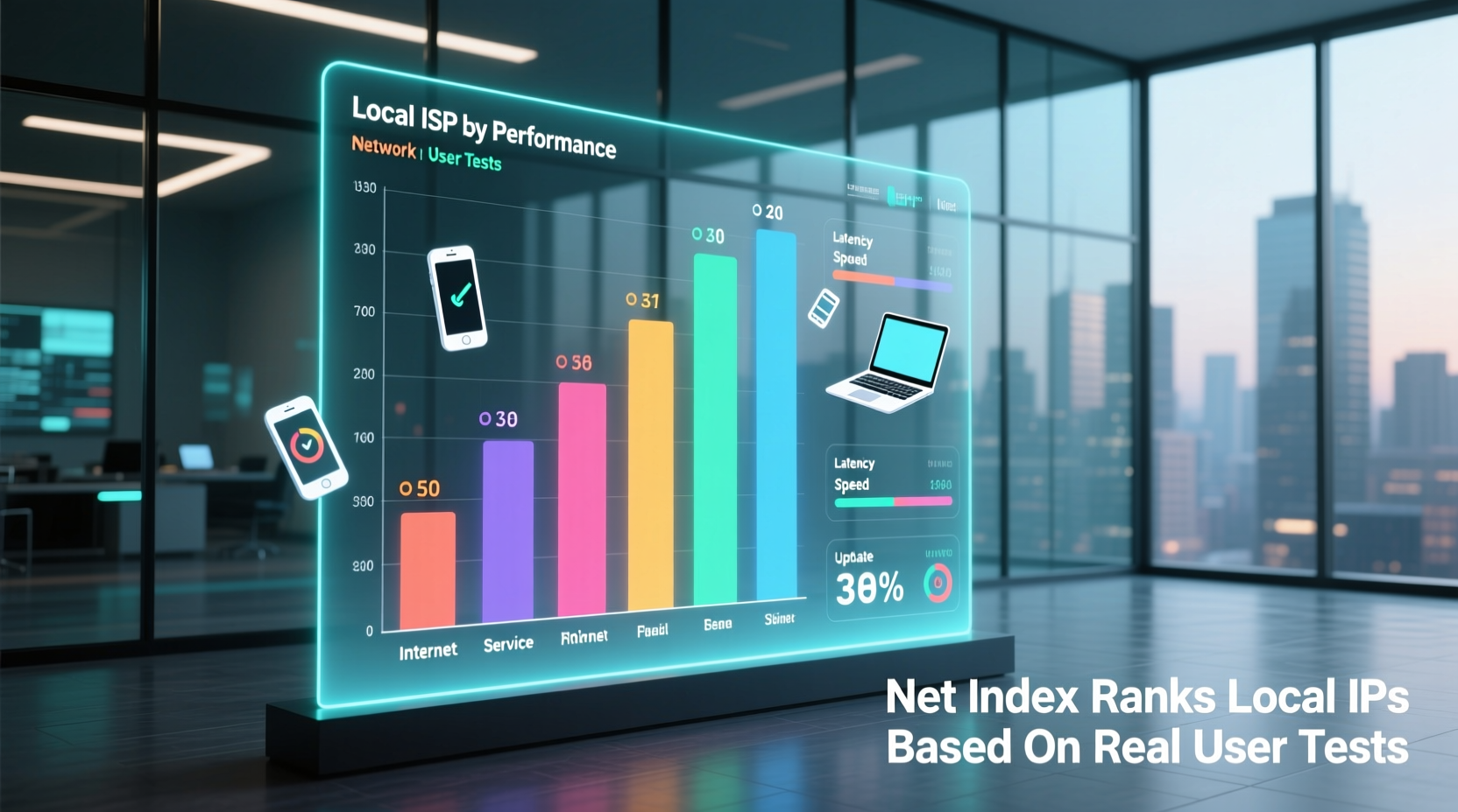 net index ranks local isps based on real user tests