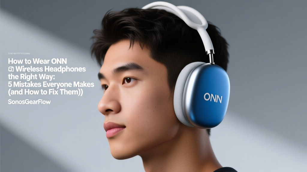 How to Wear ONN Wireless Headphones Correctly