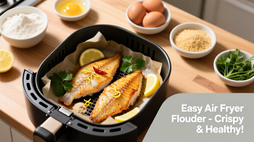 Crispy Air Fryer Fried Flounder Recipe (Healthy & Easy)