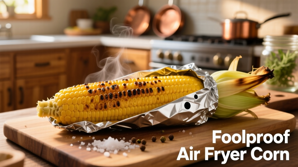 Air Fry Corn on the Cob in Foil: Crispy, Juicy & Foolproof