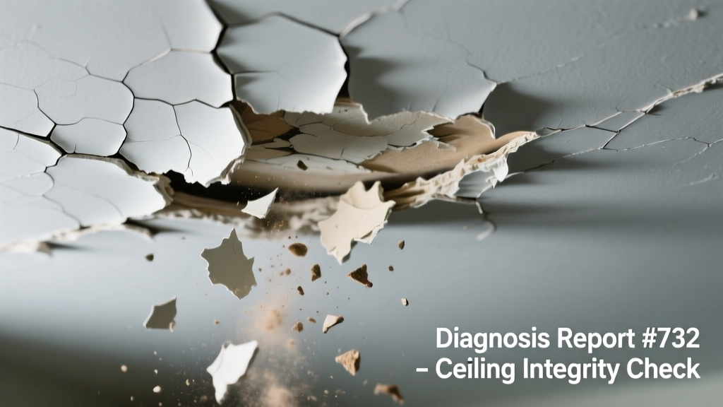 Ceiling Texture Peeling with Clicking Sound: Quick Diagnosis