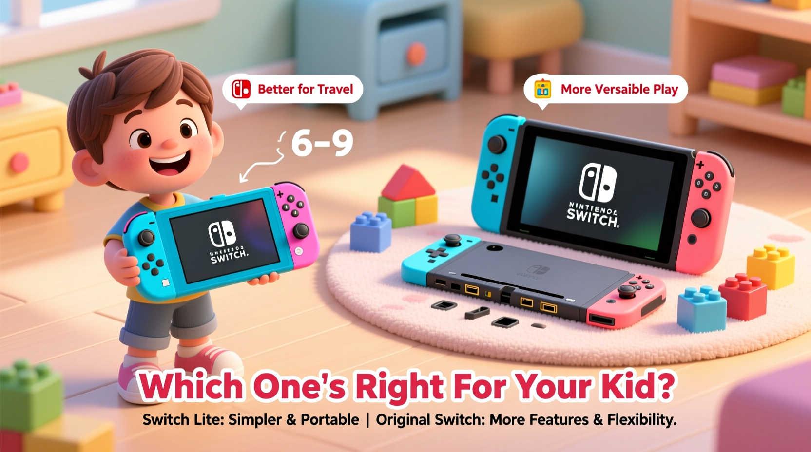 switch lite vs original switch which is better for kids under 10
