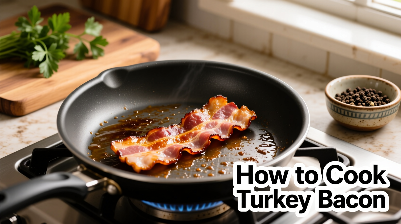 how do you cook turkey bacon
