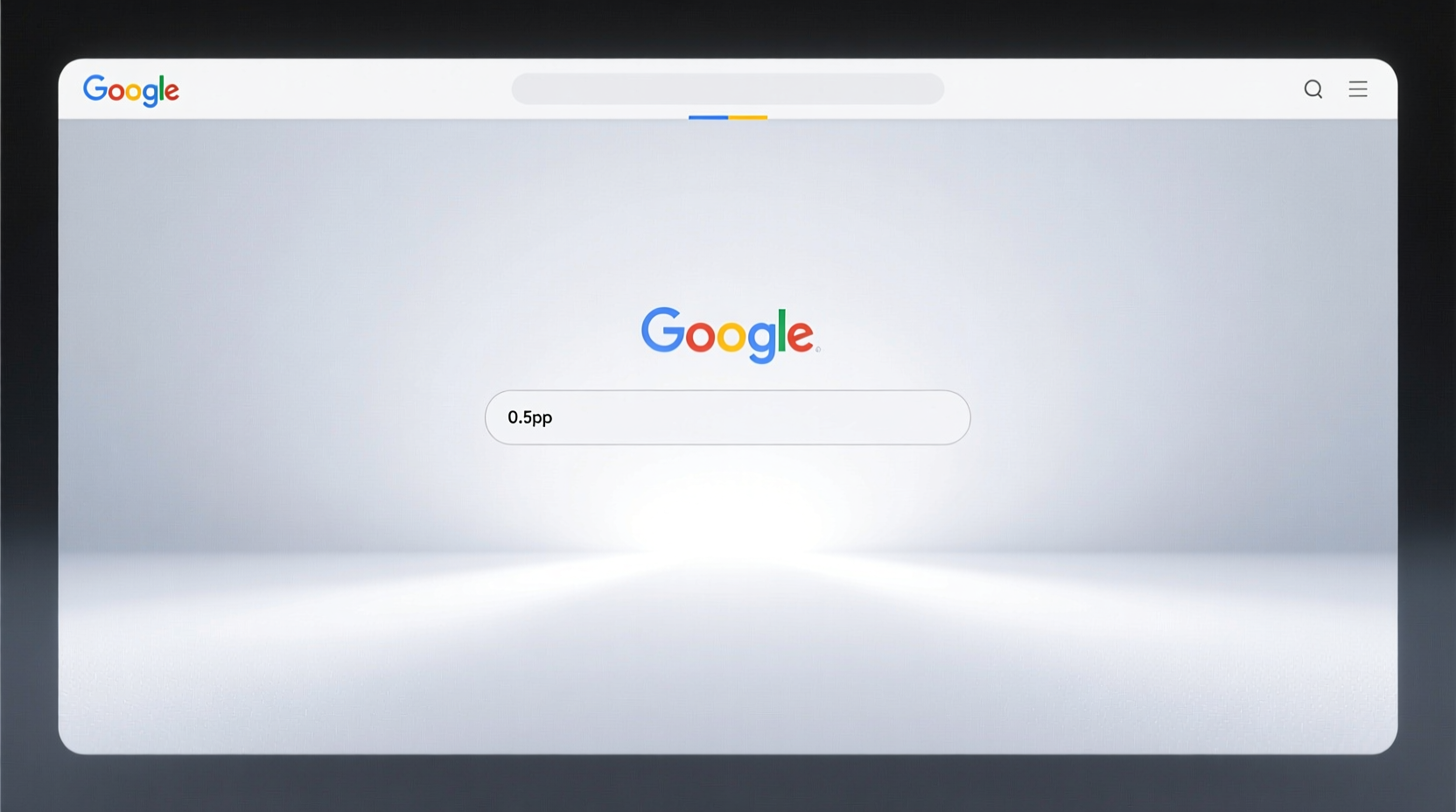make the minimalist fading google homepage your defaul