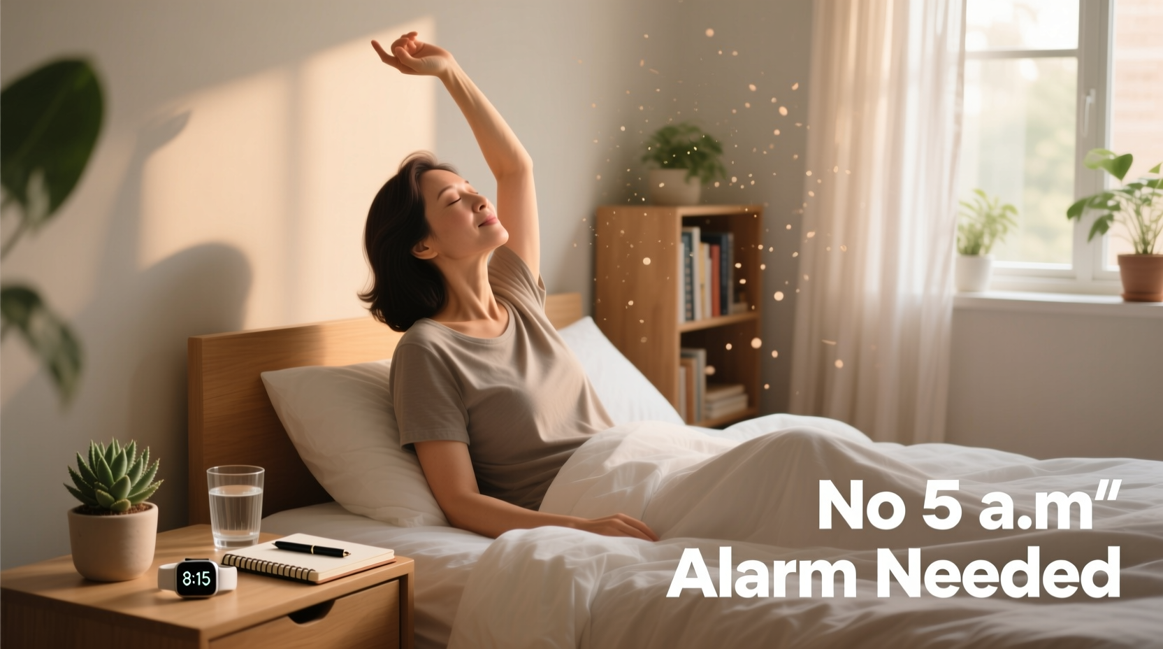 how to set up a productive morning routine without waking at 5am