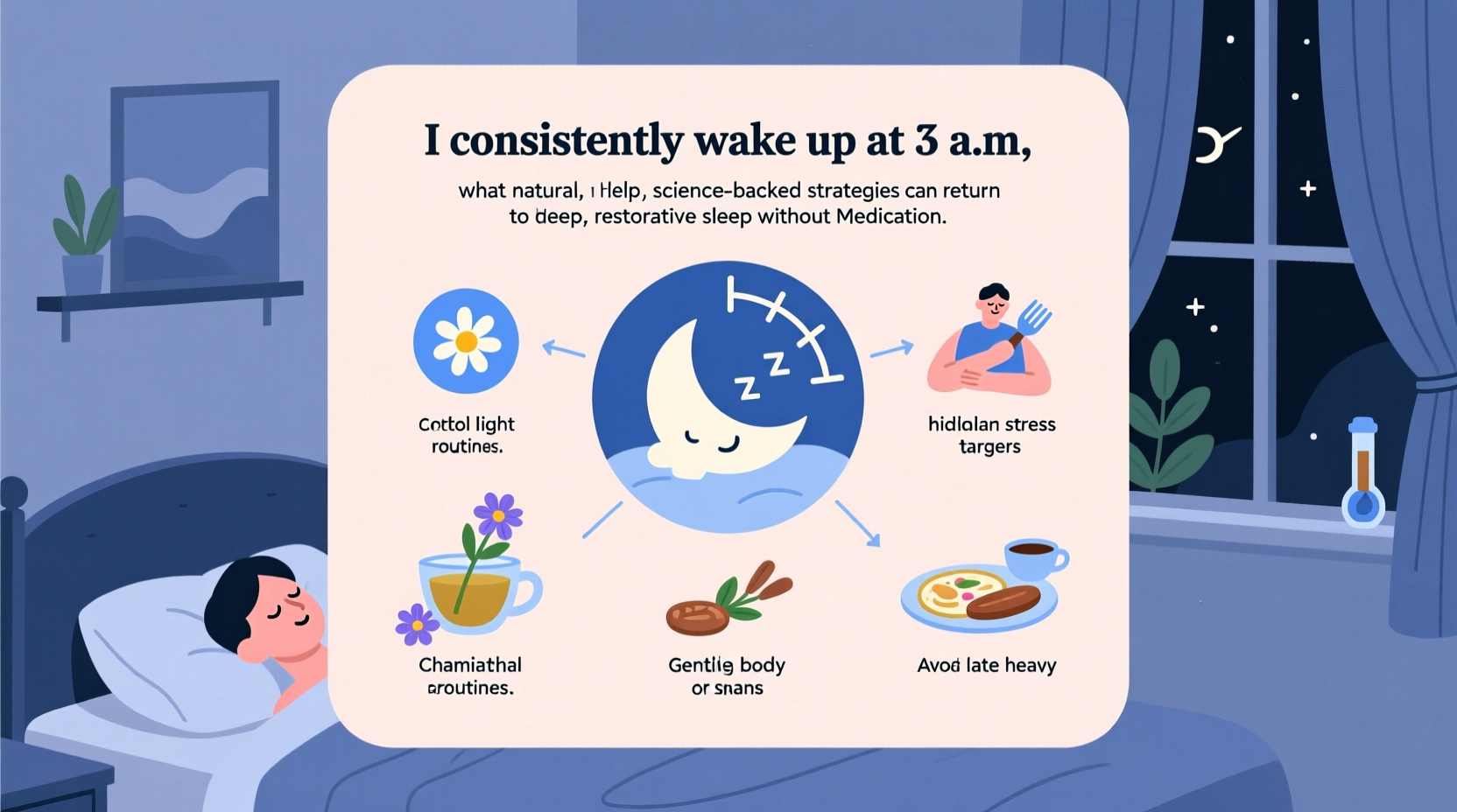 why do i always wake up at 3am and what can you do about it naturally