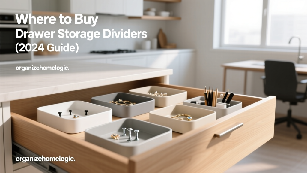Where to Buy Drawer Storage Dividers (2024 Guide)