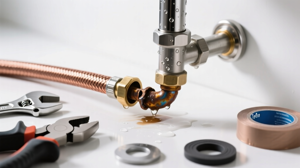 How to Fix a Leaking Supply Line Braided Hose