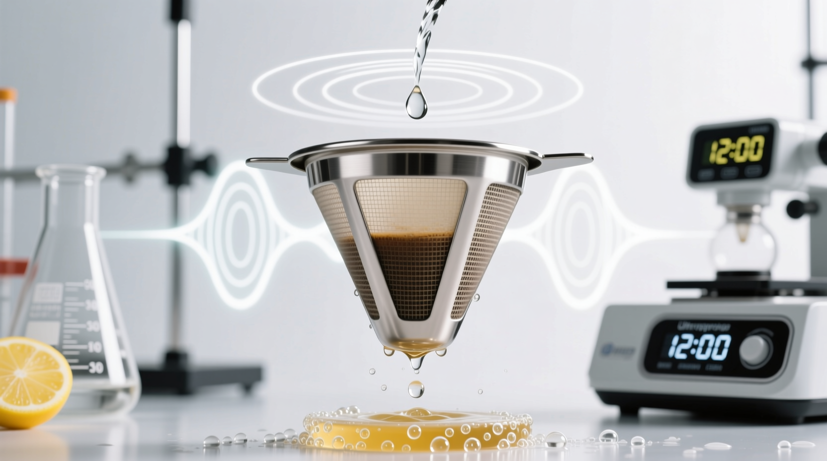 eco friendly cleaning citric acid ultrasonic for steel filters