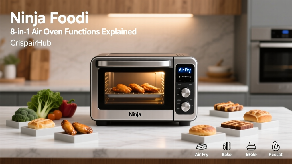 Ninja Foodi 8-in-1 Air Oven Functions Explained