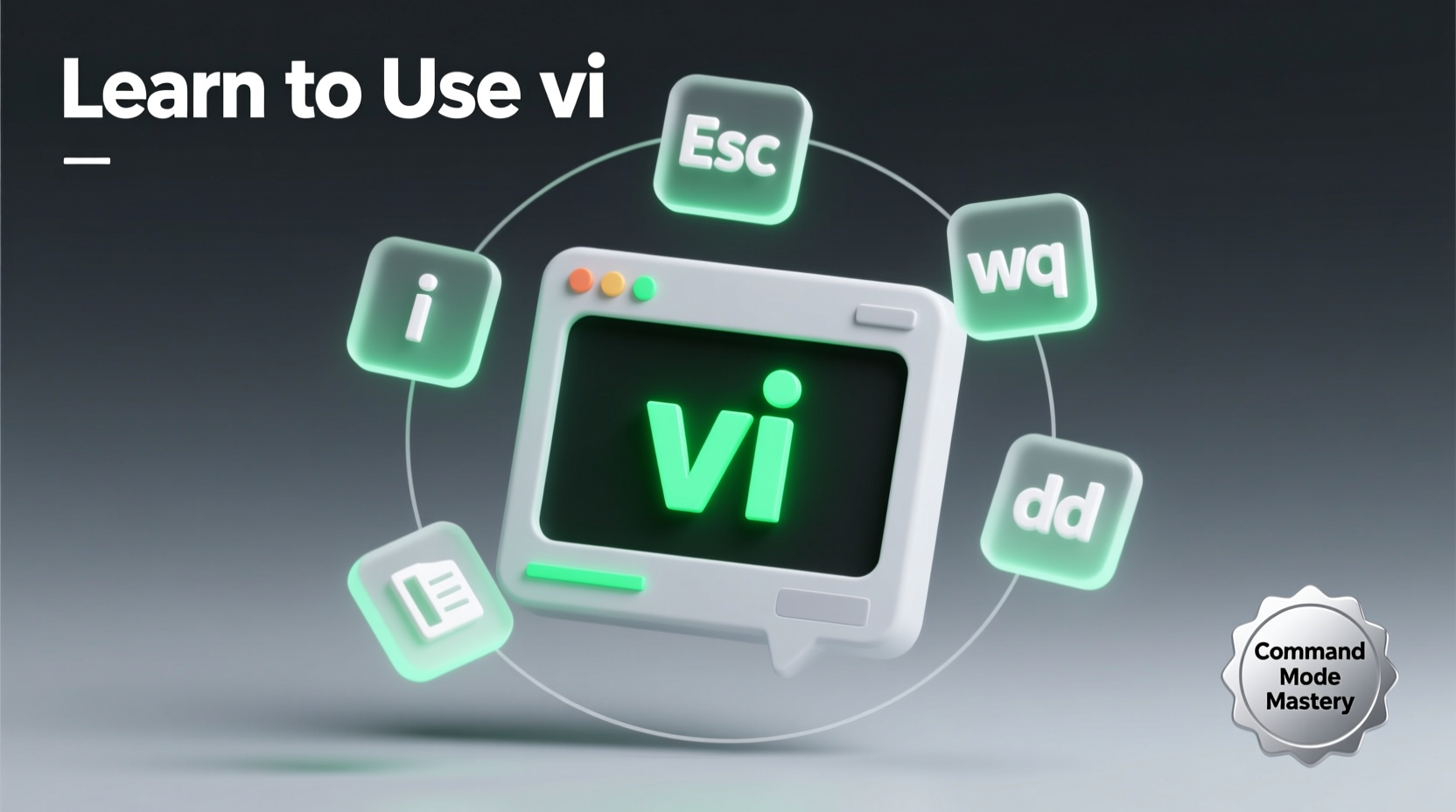 learn to use vi