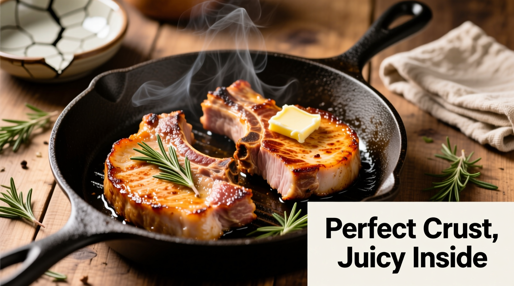 how do i cook thick pork chops