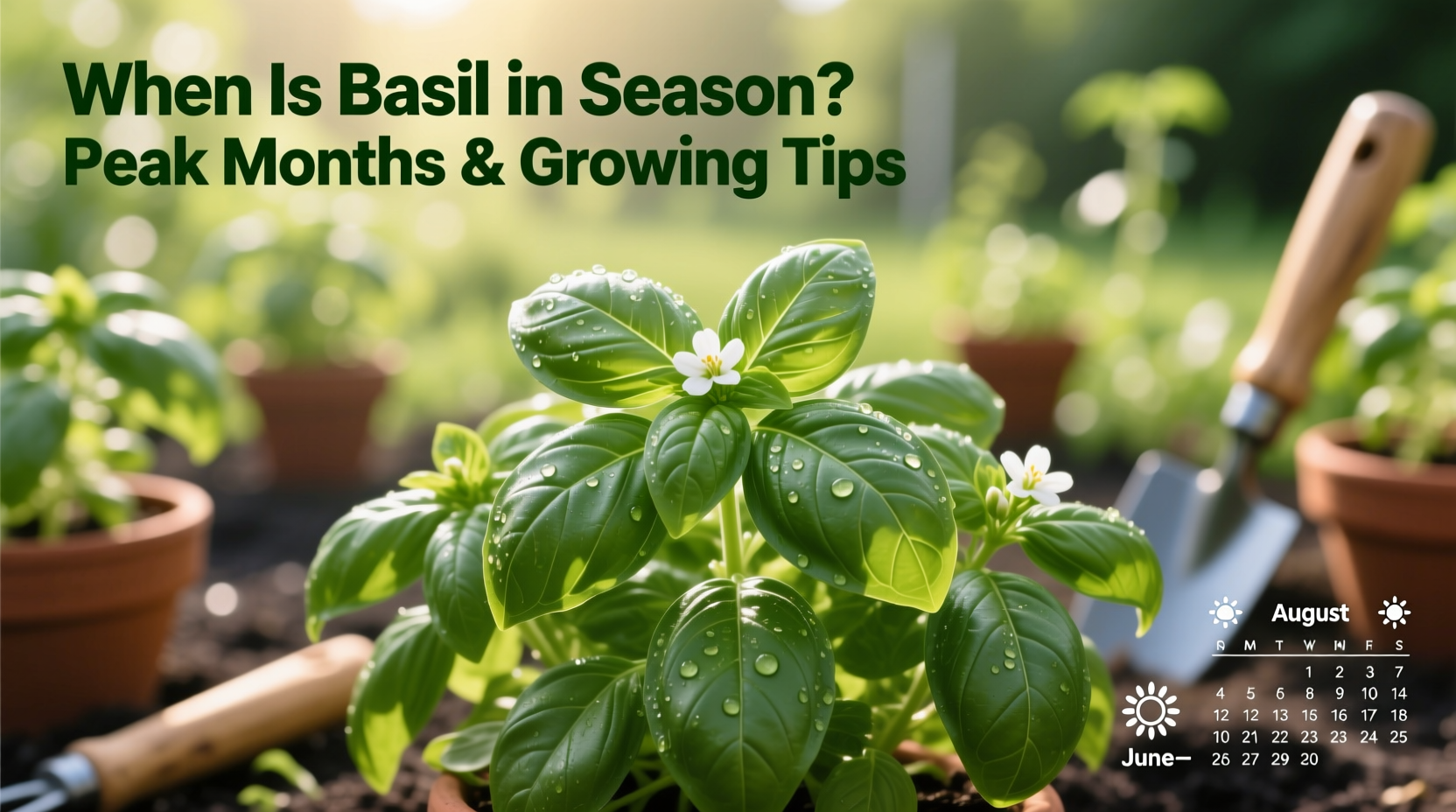 Basil Season Guide: 5 Tips for Year-Round | TheHomeSprouts