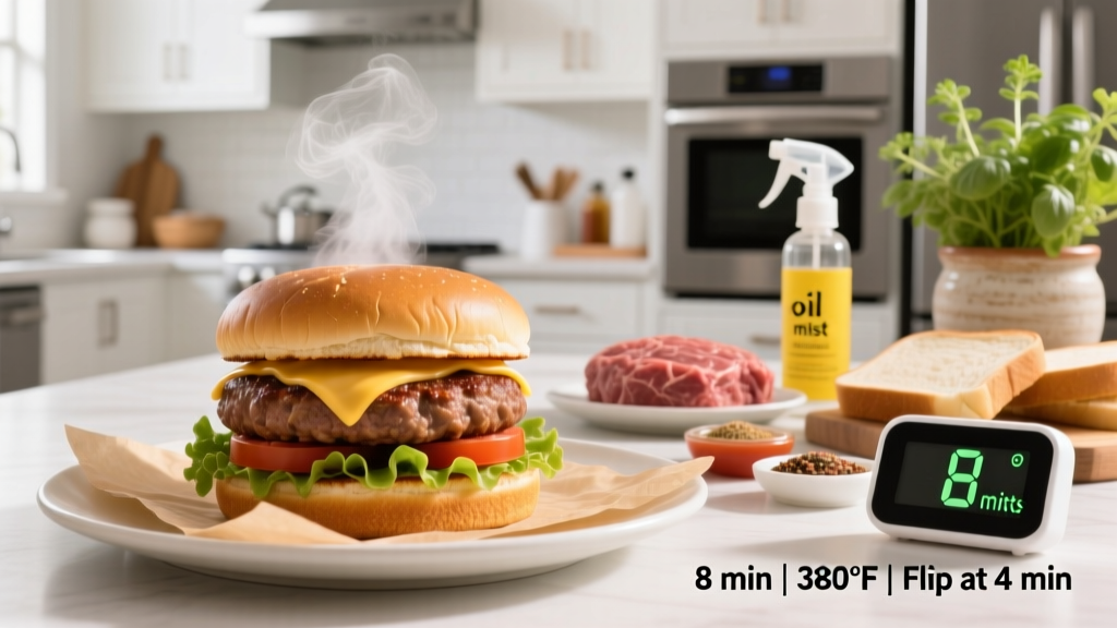 Air Fryer Burgers: Crispy, Juicy & Perfect Every Time