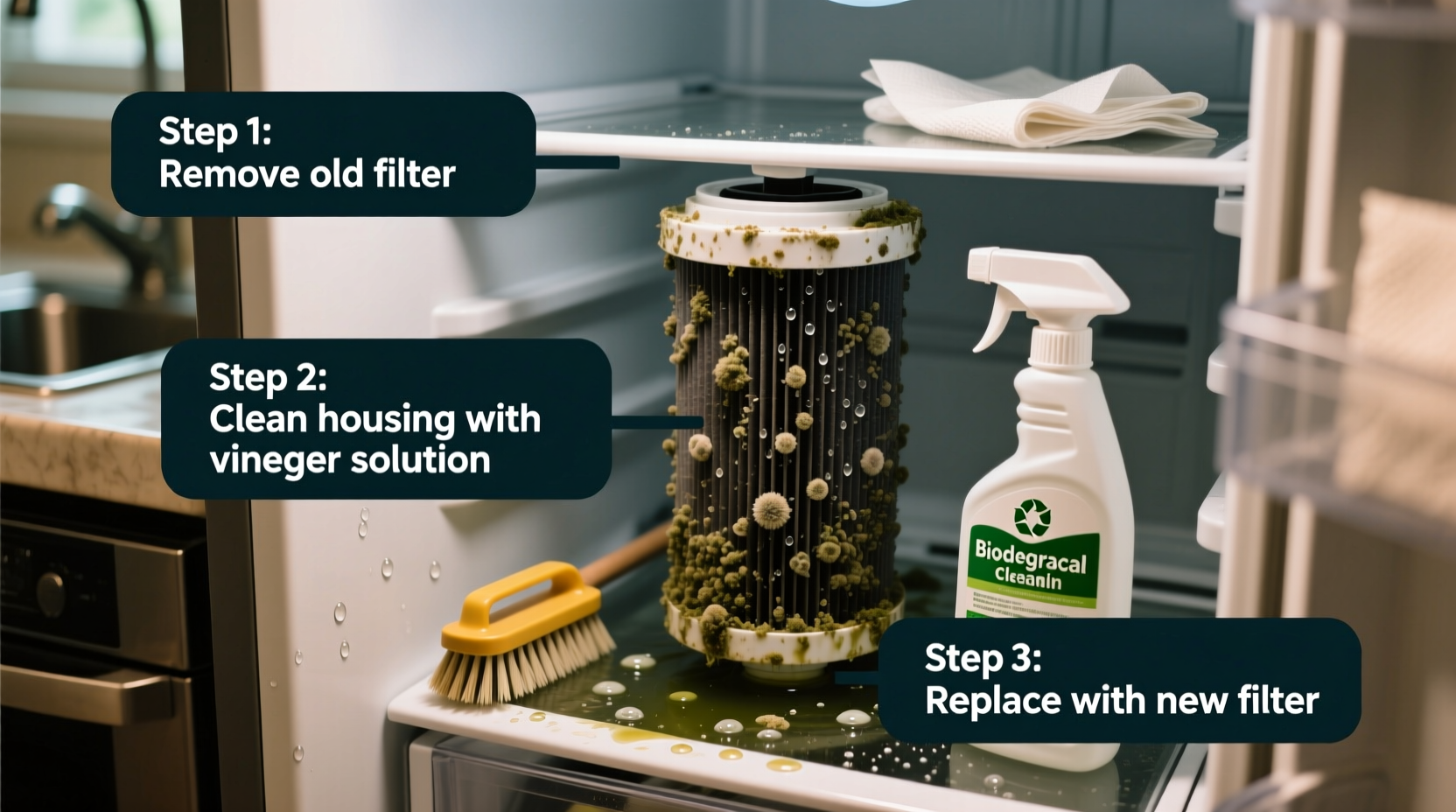 why does my fridge smell like rotten eggs filter and cleaning guide