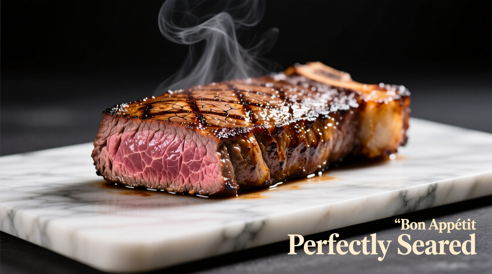 Perfectly seared beef tenderloin with golden crust