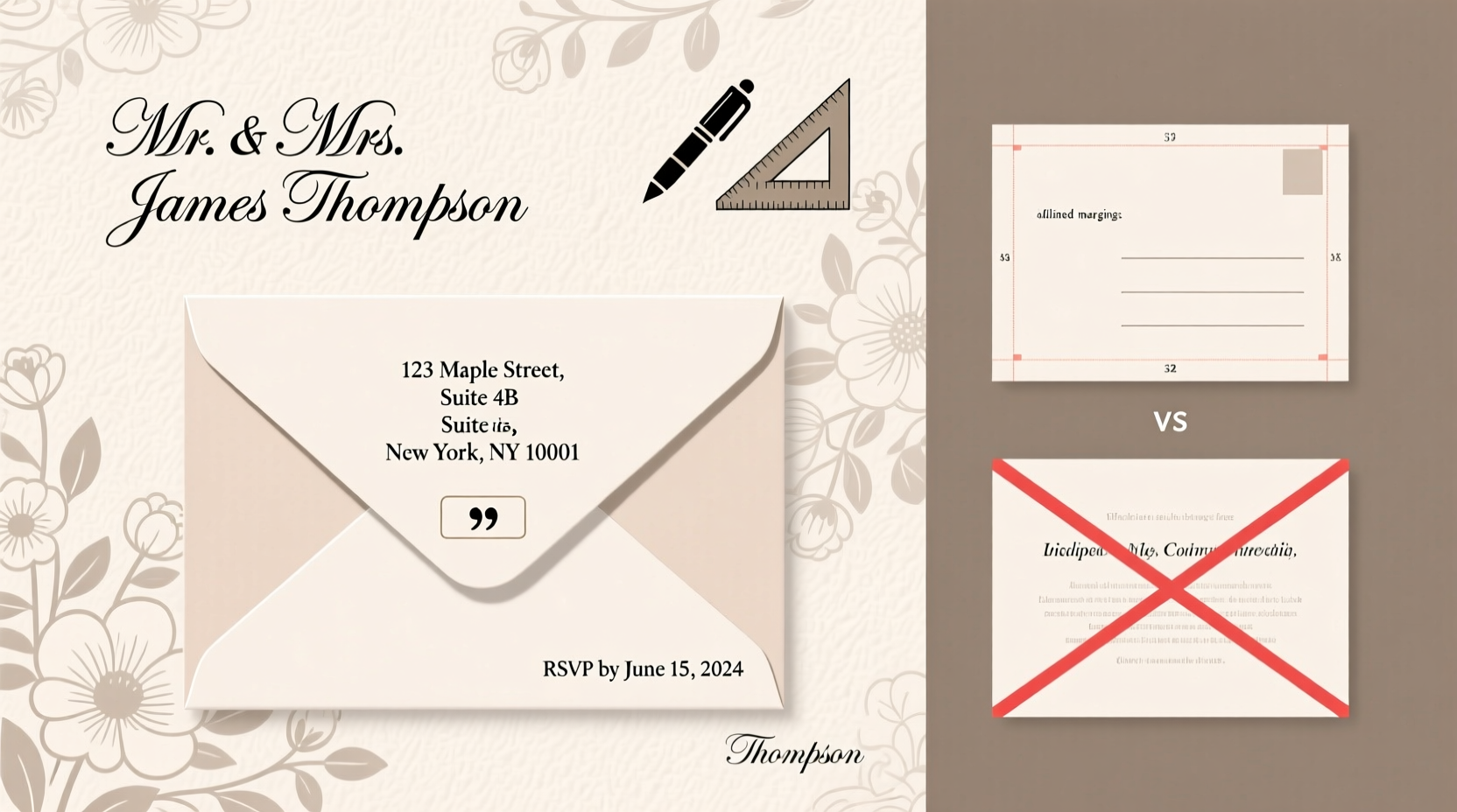 how to address a wedding invite