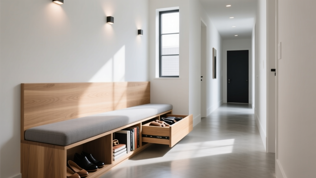 Hallway Seats with Built-In Storage: Smart Solutions
